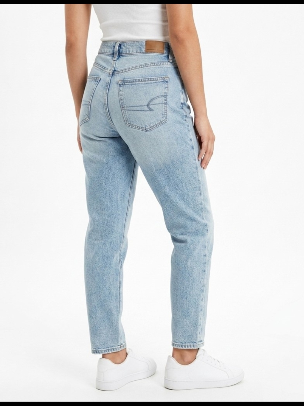 American Eagle Outfitters Light Blue Straight Leg Jeans Size 10
